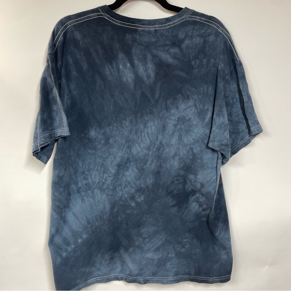The Mountain USMC Bulldog Mascot Patriotic Tie Dye Short Sleeve Shirt Large - Picture 6 of 6